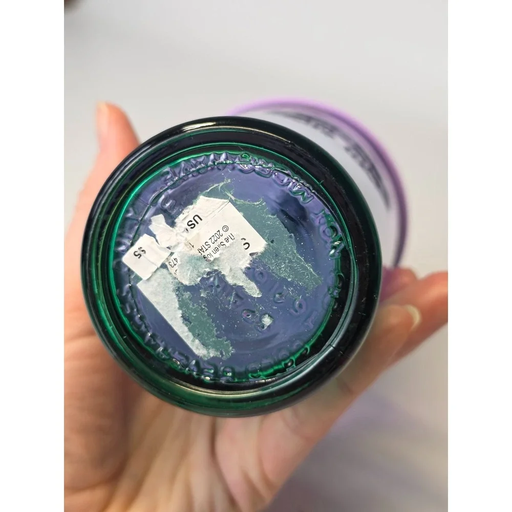 STARBUCKS 2022 PURPLE & TEAL OMBRE RECYCLED‎ GLASS COLD BREW TUMBLER 16 Oz.